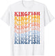 Kingfish Groovy Retro Fish T-Shirt - T-Shirt | White
