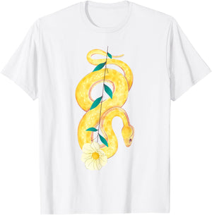 Ball Python Snake Banana Herpetology Snake Lover T-Shirt - T-Shirt | White