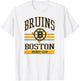 Boston Bruins Hockey Club White Officially Licensed T-Shirt - T-Shirt | White