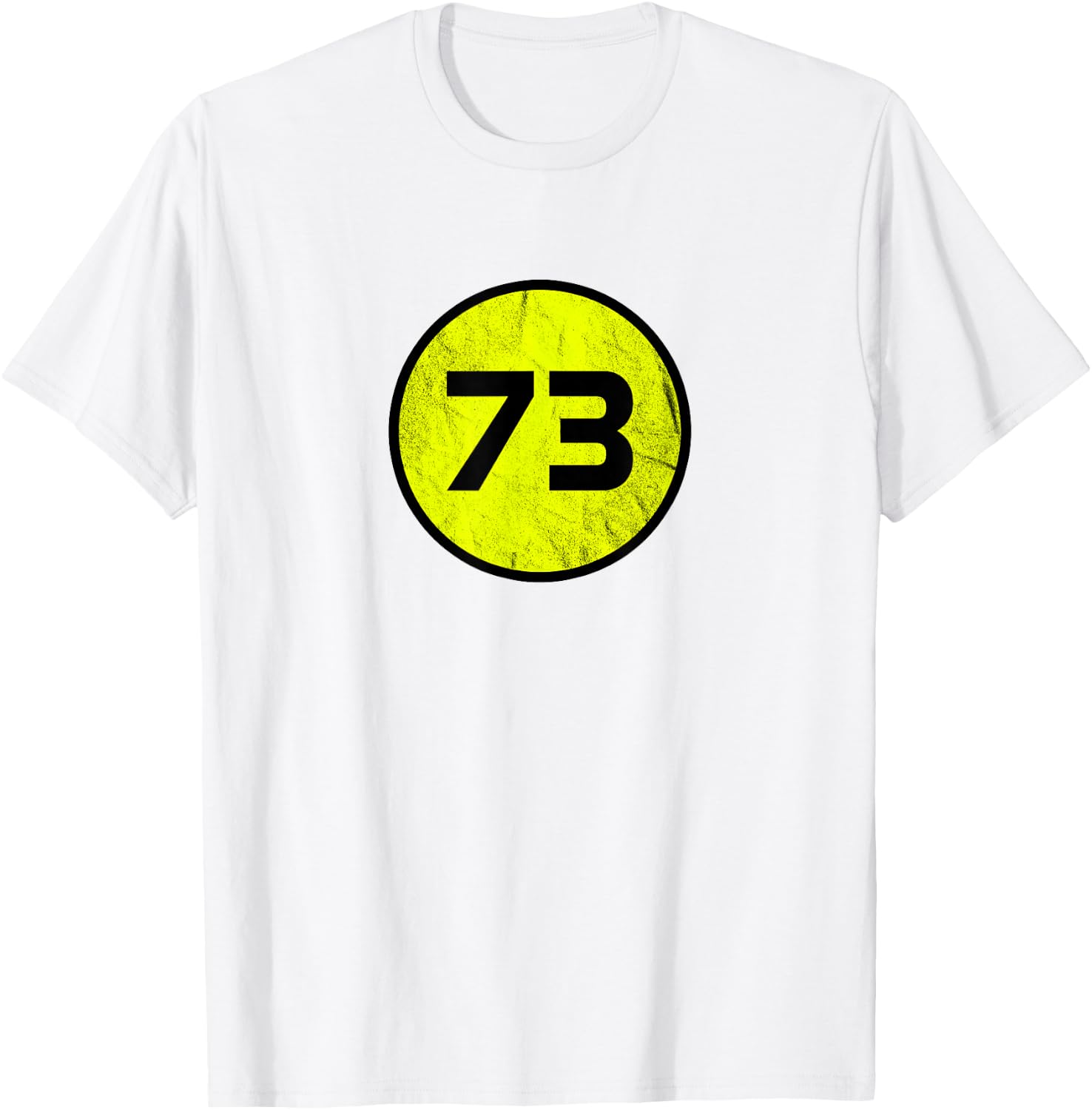 Number 73 T-Shirt - T-Shirt | White