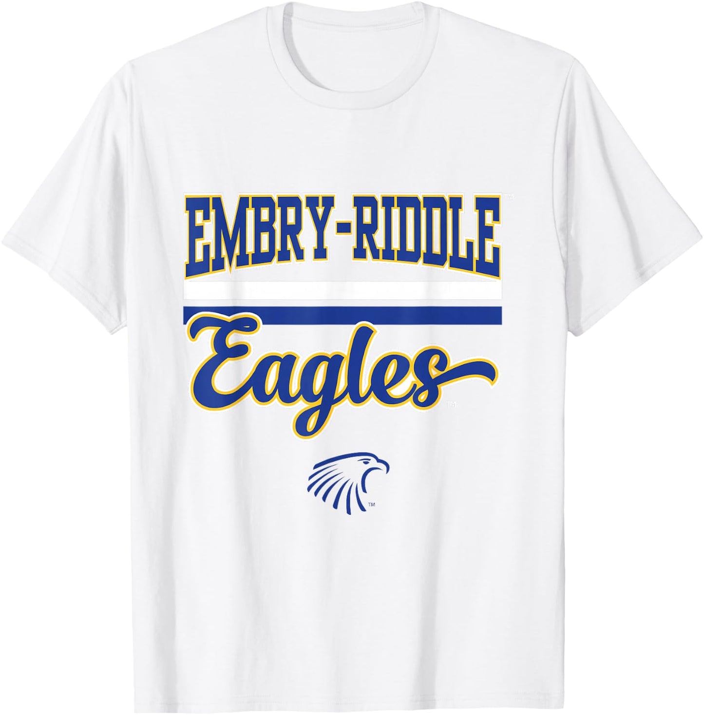 Embry Riddle Eagles |NCAA Official University | VNPEMBR301 T-Shirt - T-Shirt | White