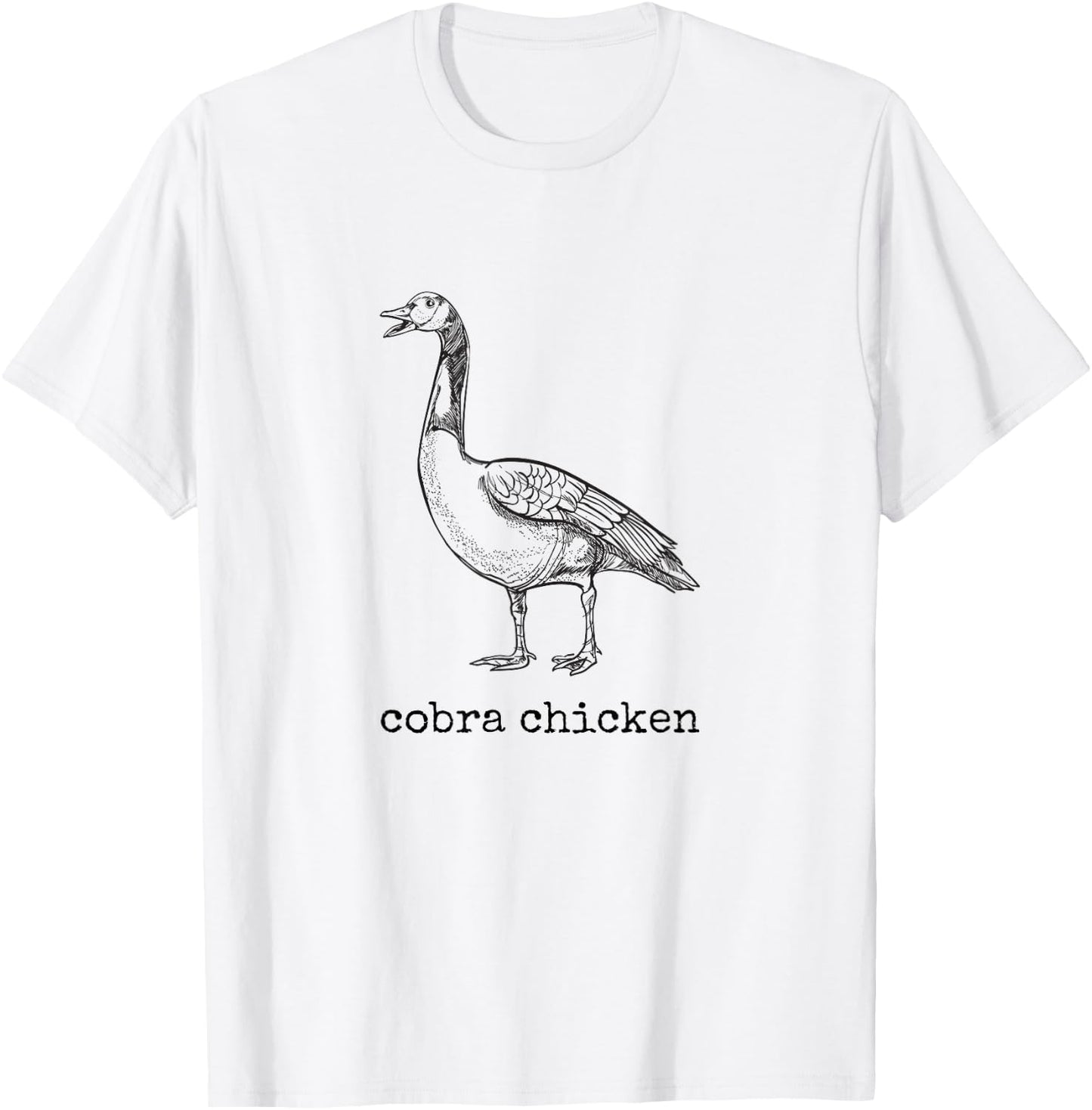 Cobra Chicken Funny Goose Wrong Animal Name Joke T-Shirt - T-Shirt | White