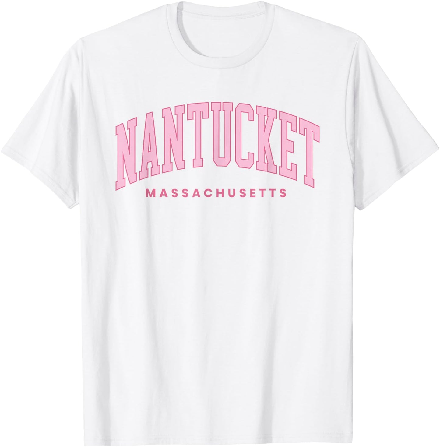 Vintage Nantucket Island Retro Preppy Throwback Girls Women T-Shirt - T-Shirt | White