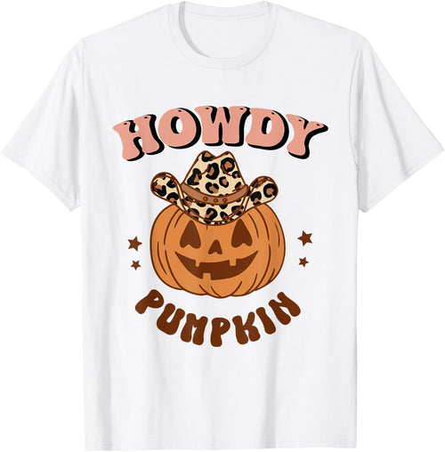 Howdy Pumpkin Leopard Rodeo Western Fall Southern Halloween