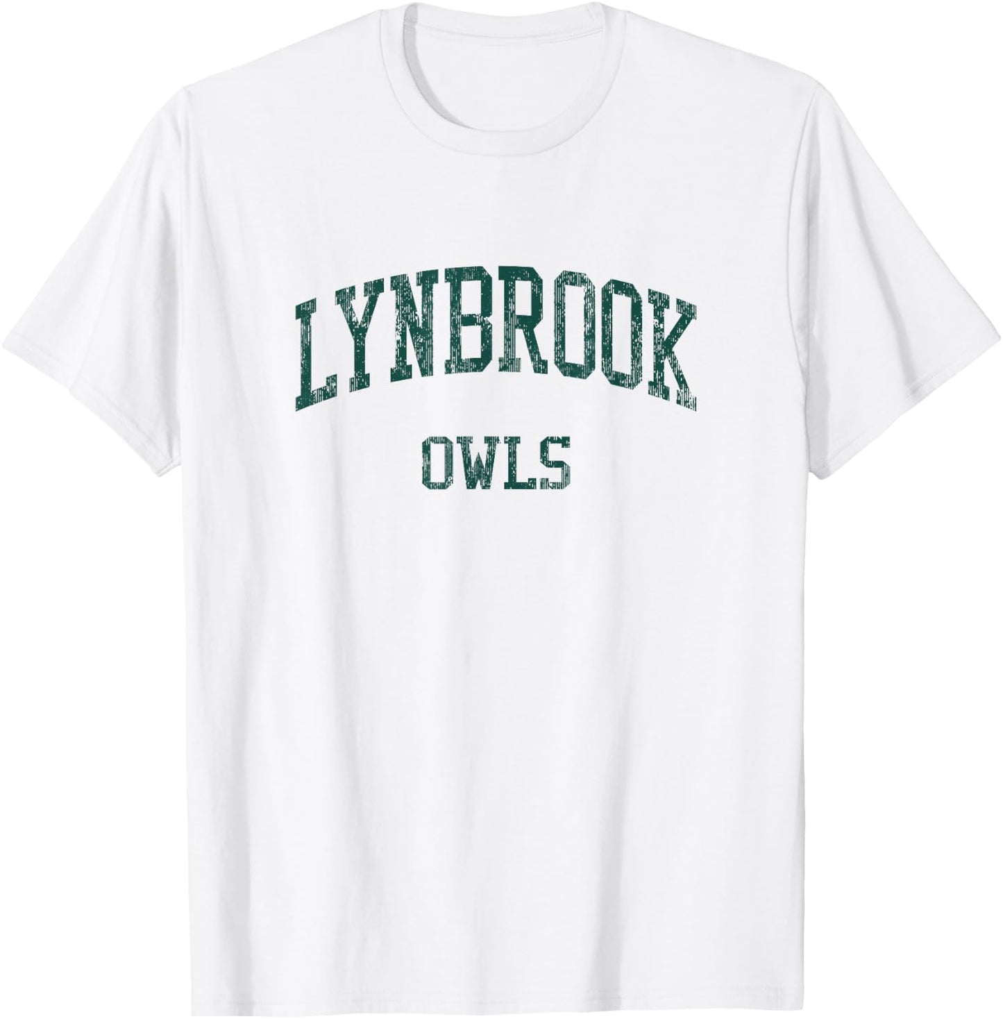 Lynbrook High School HS Lynbrook NY Vintage Sports T-Shirt - T-Shirt | White