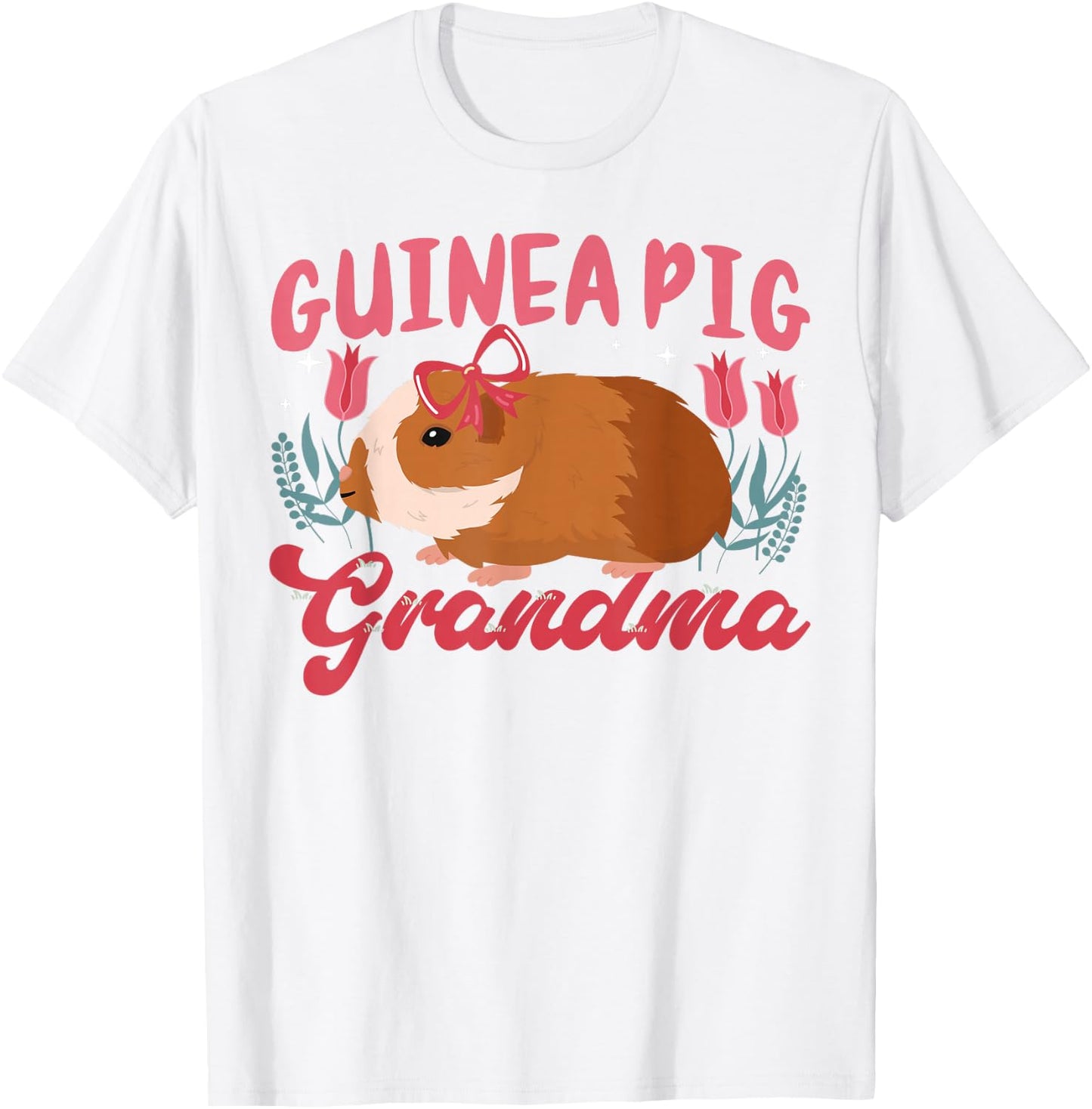 Guinea Pig Grandma Guinea Pig Grandma T-Shirt - T-Shirt | White