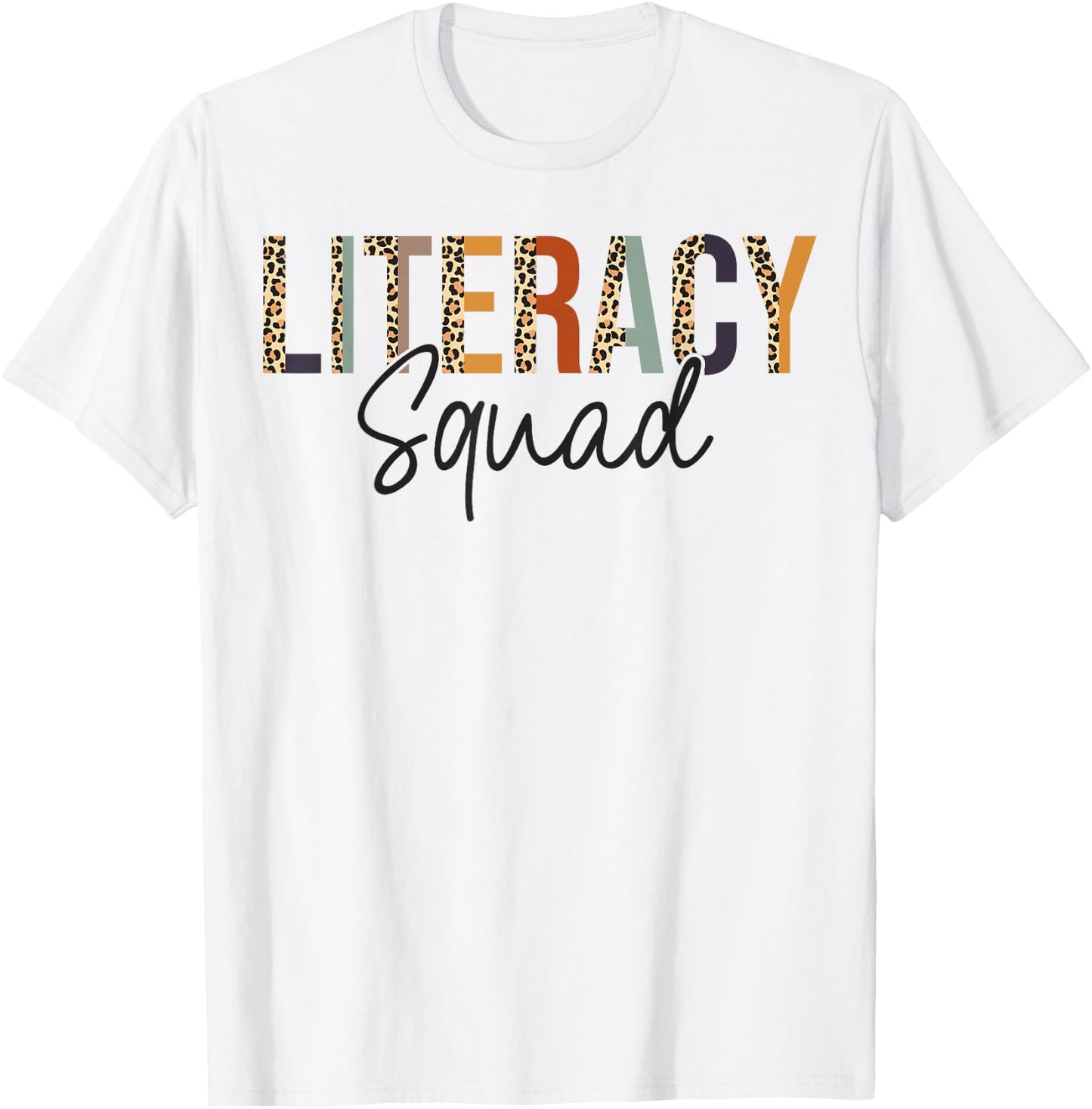 Literacy Squad Team Back To School Literacy Teacher T-Shirt - T-Shirt | White