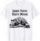 Funny Saber Tooth Death Mouse Wrong Animal Name Stupid Joke T-Shirt - T-Shirt | White