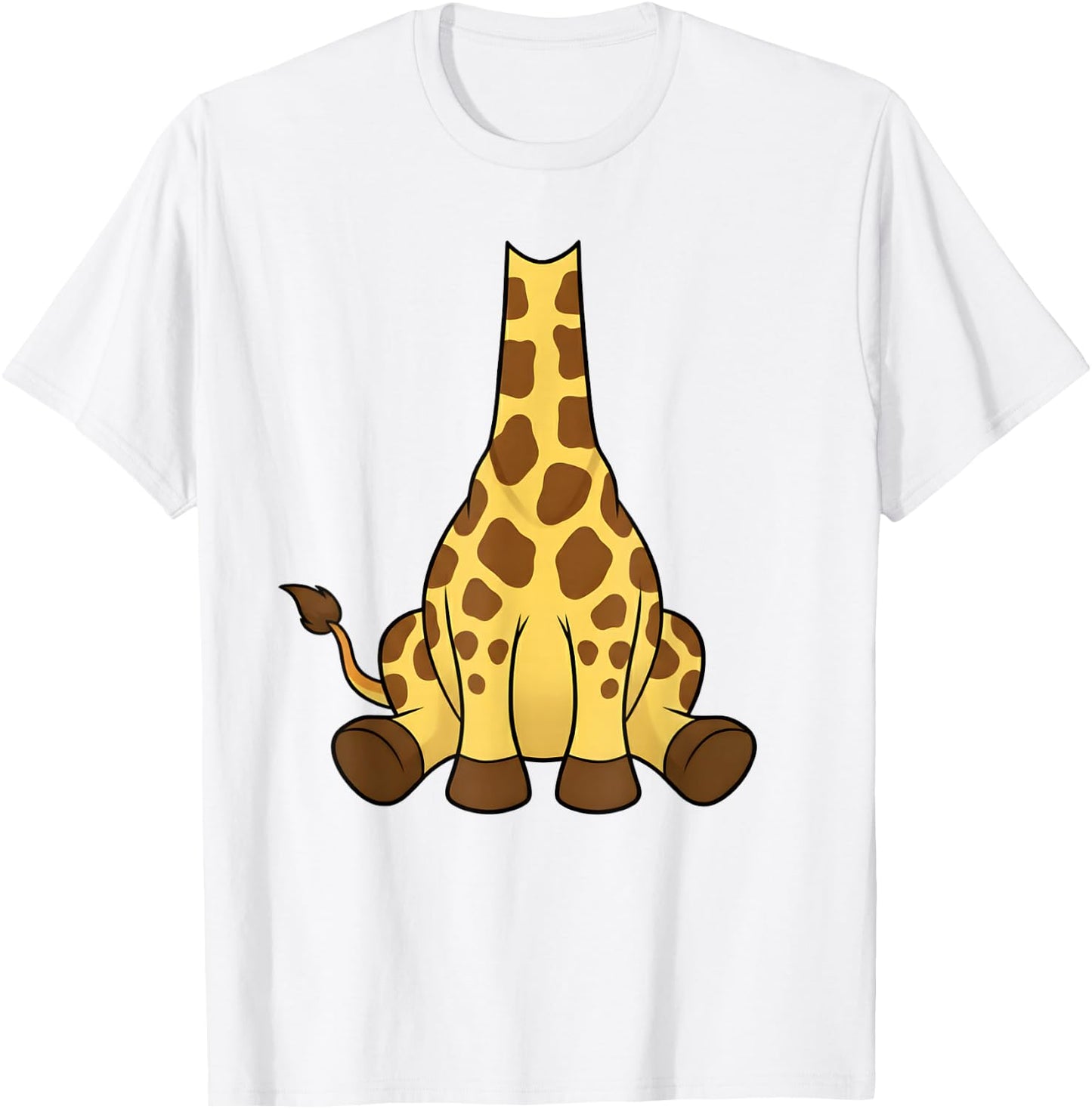 Giraffe Costume Adult Men Women Kids Boys Girls Halloween T-Shirt - T-Shirt | White