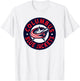 Columbus Blue Jackets Symbol Gray Officially Licensed T-Shirt - T-Shirt | White