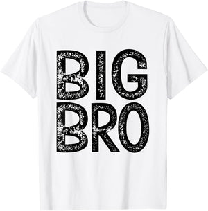 Big Bro Brother Großer Bruder Geschenk Geburtstag Vintage T-Shirt - T-Shirt | White