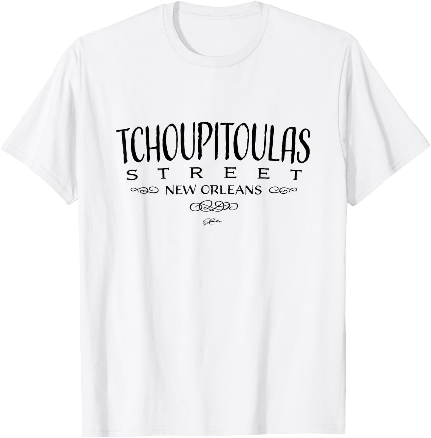 JCombs: Tchoupitoulas Street, New Orleans, Louisiana T-Shirt - T-Shirt | White