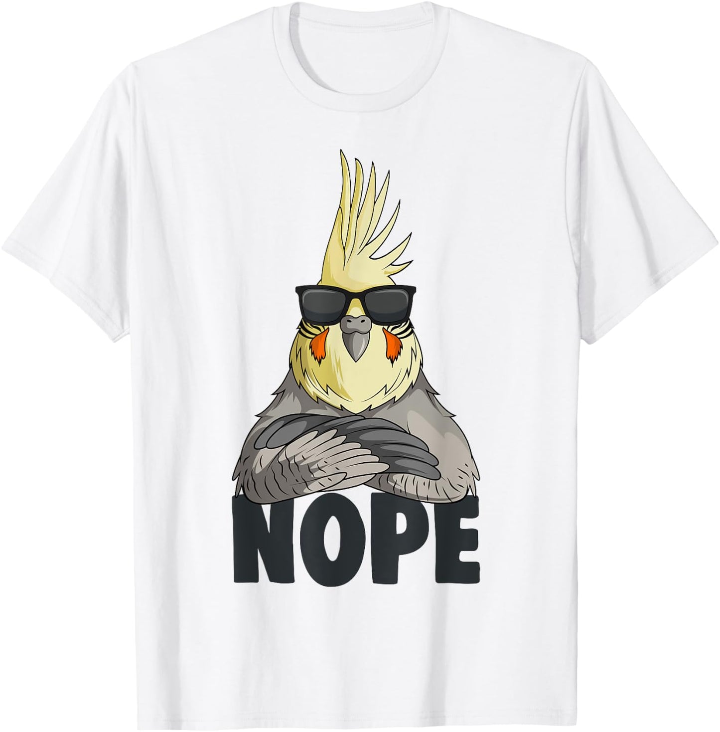 Cockatiel Bird Women Kids Girl T-Shirt - T-Shirt | White