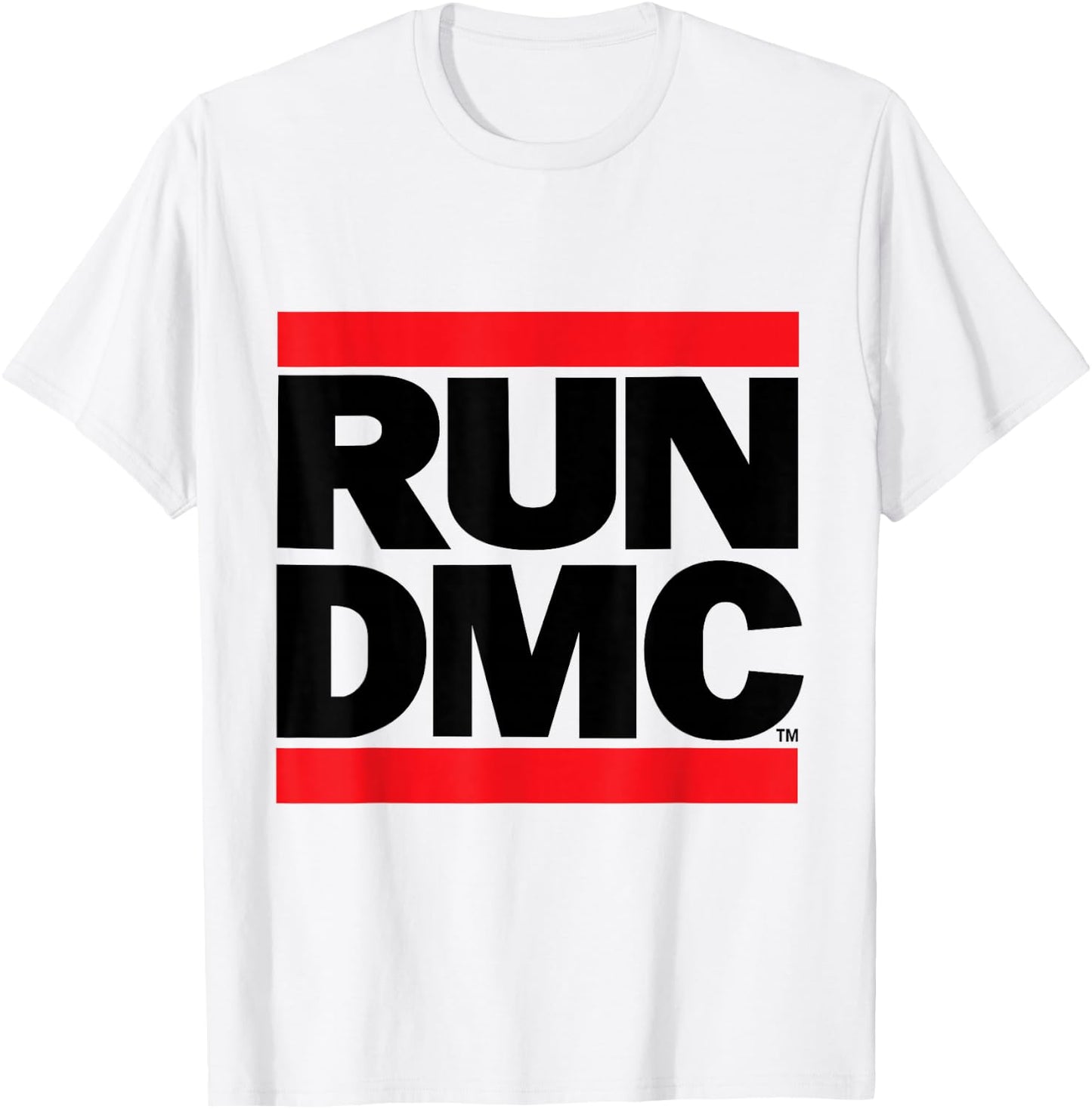 RUN DMC Official Logo Light T-Shirt - T-Shirt | White