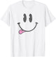 Trendy Happy Smiley , white, S T-Shirt - T-Shirt | White