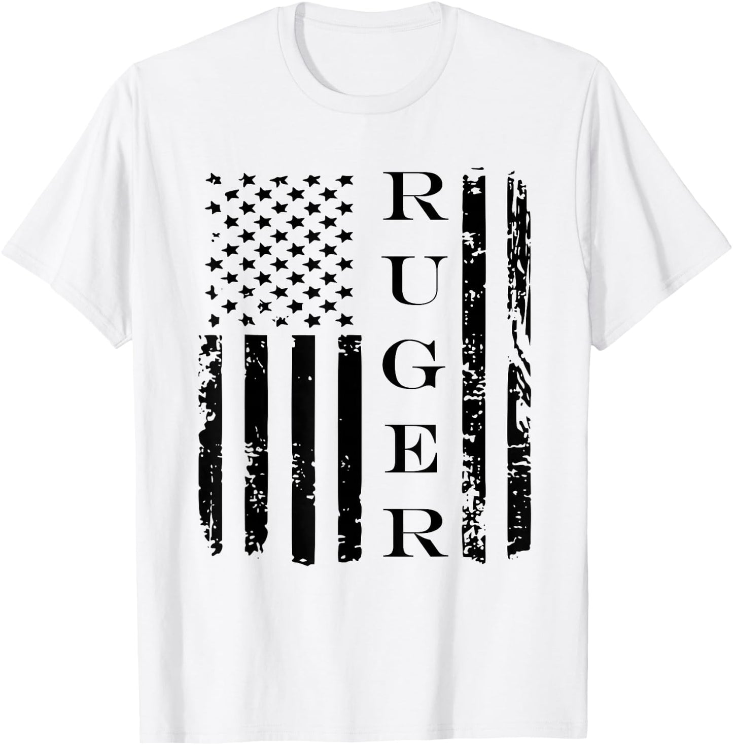Ruger Family US USA American Flag T-Shirt - T-Shirt | White