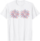 Just Here for The Fireworks 4th of July Couple Matching T-Shirt - T-Shirt | White