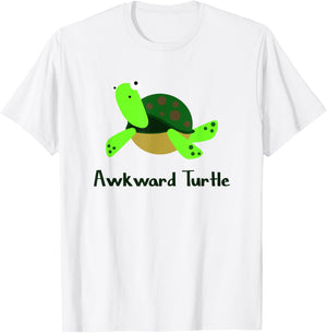 Awkward Turtle T-Shirt - T-Shirt | White