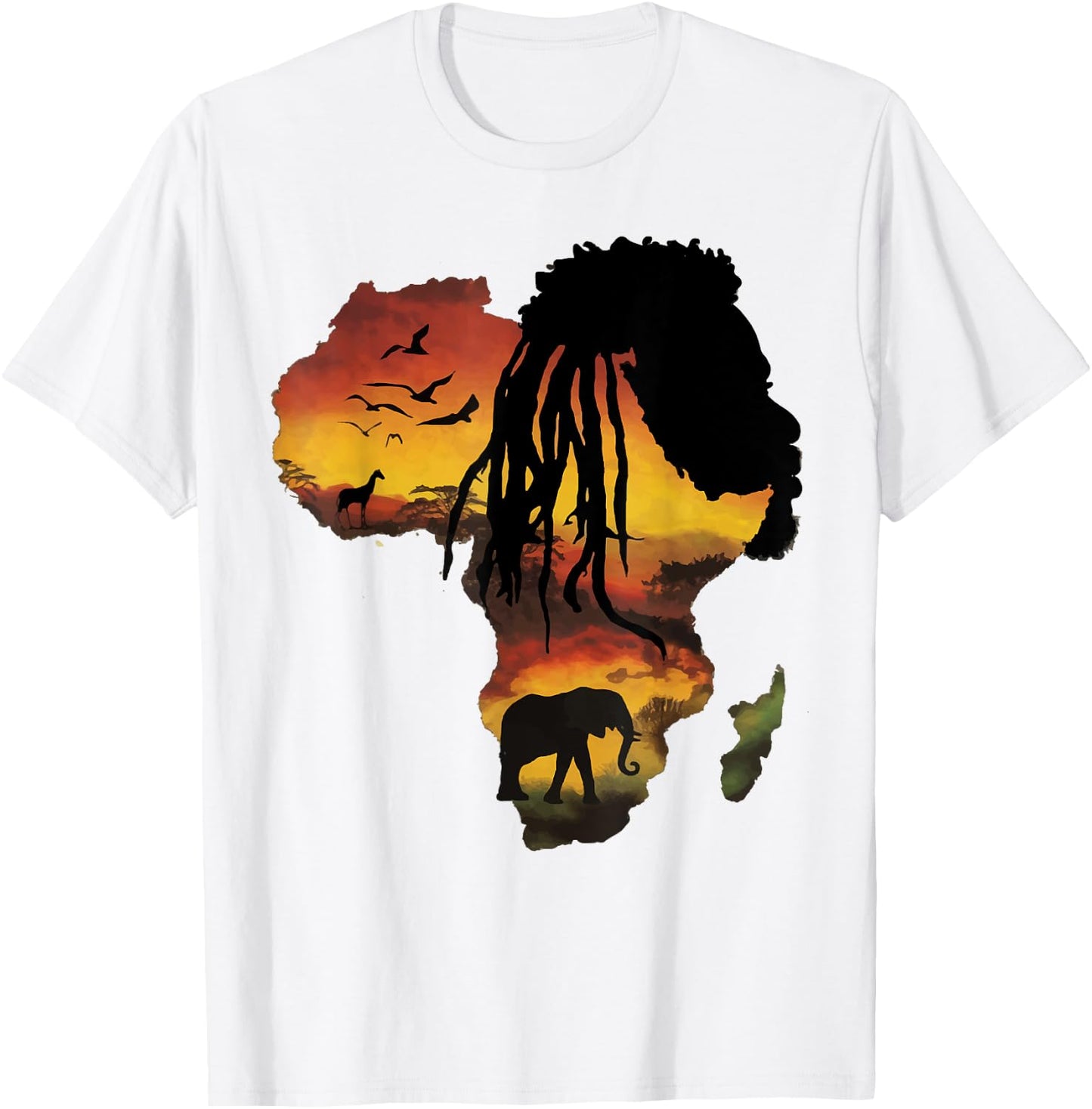 Africa Is Calling I Must Go African Heritage Family Roots T-Shirt - T-Shirt | White