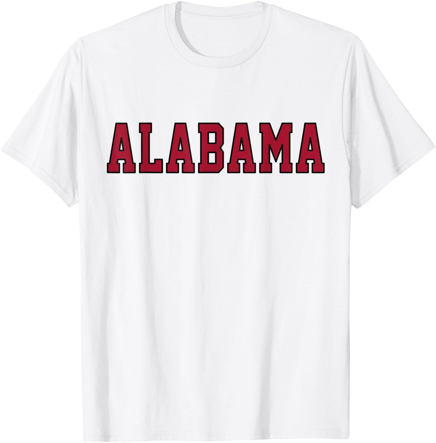 Vintage Alabama Men Alabama Women Retro Red Gift T-Shirt - T-Shirt | White