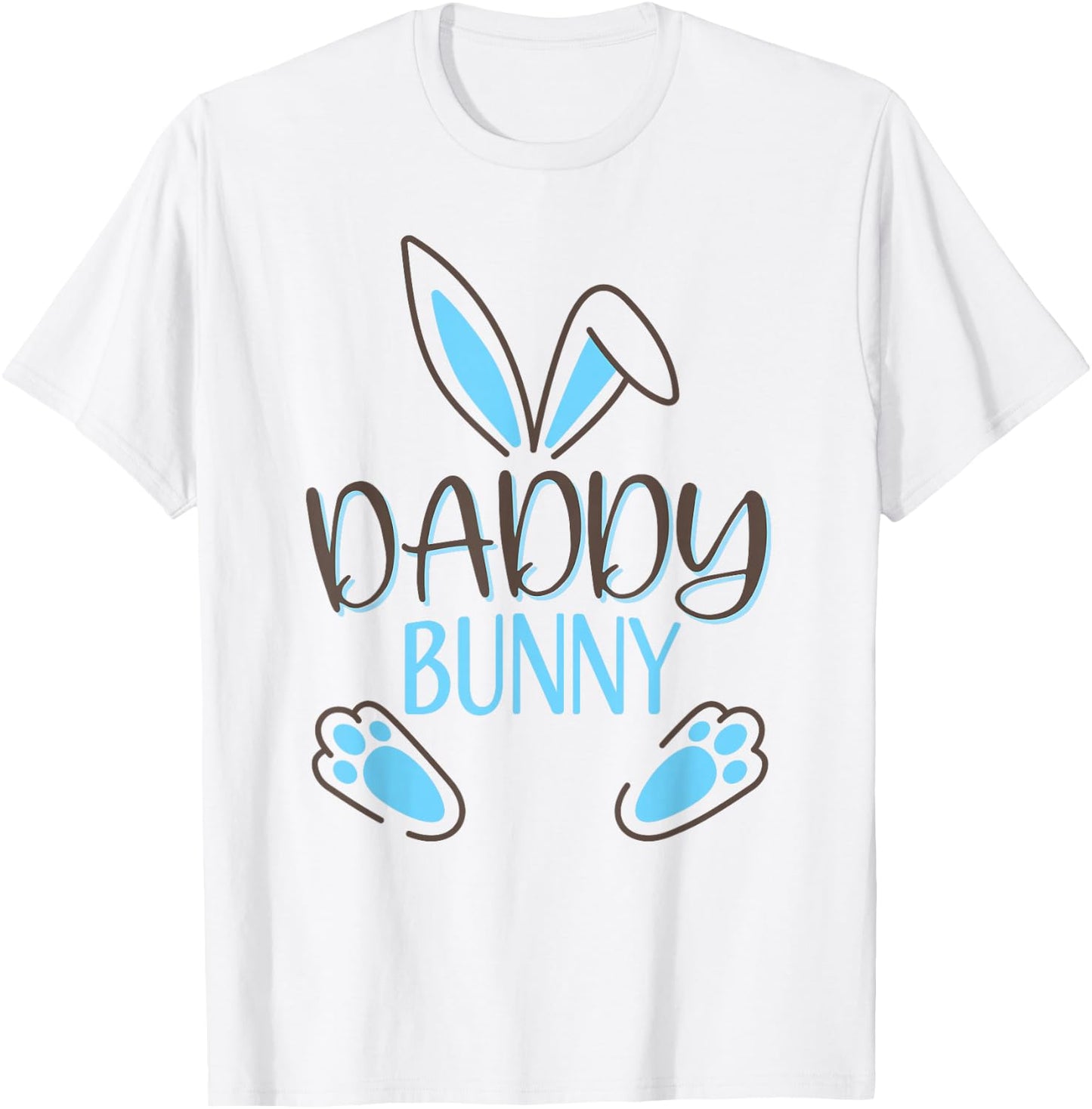 Daddy Bunny Easter Costume Dad Father T-Shirt - T-Shirt | White