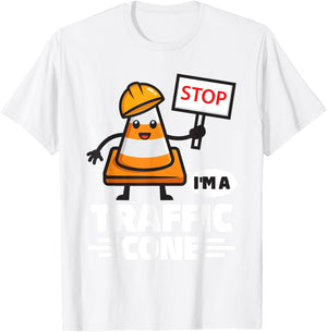 Halloween Traffic Cone Costume I'm A Traffic Cone T-Shirt - T-Shirt | White