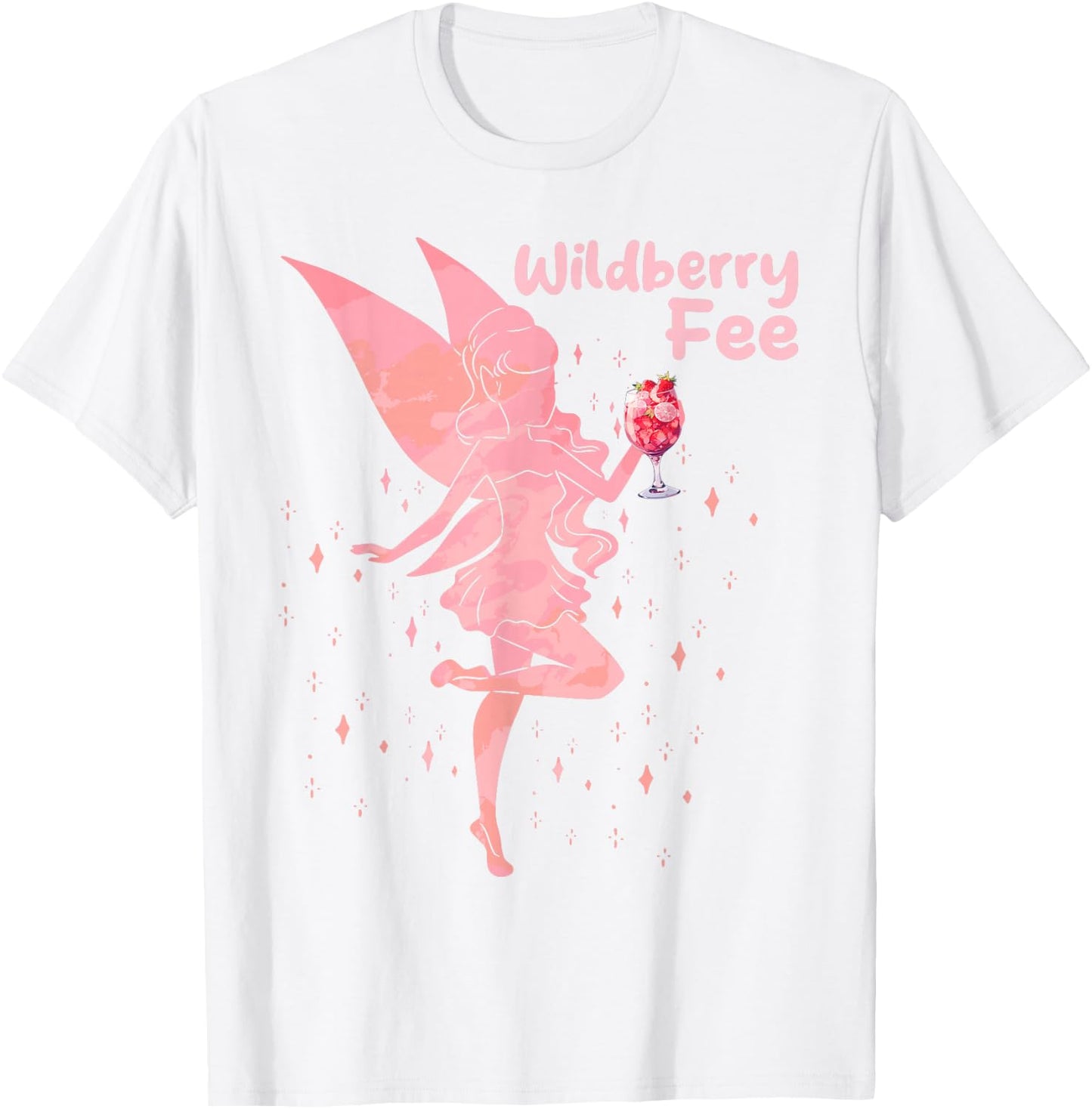 Wildberry Fairy Saufen Lillet , White T-Shirt - T-Shirt | White