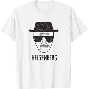 Breaking Bad Heisenberg Sketch T-Shirt - T-Shirt | White