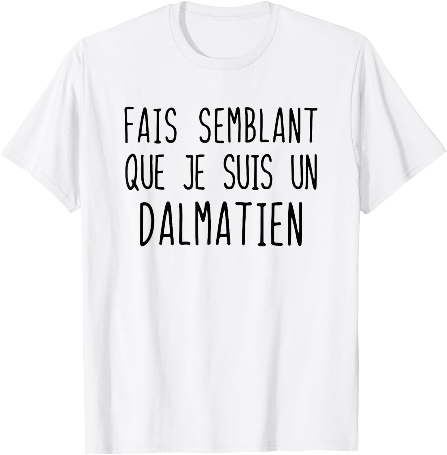 Funny Dalmatian Costume for Halloween Costume , white, S T-Shirt - T-Shirt | White
