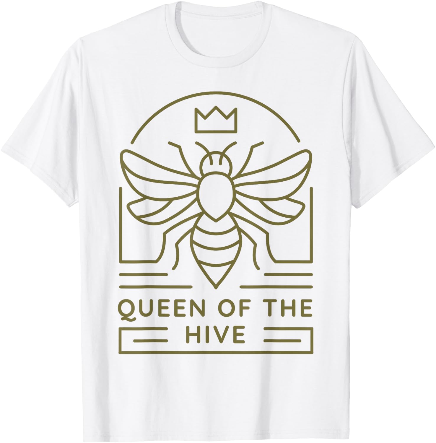 Beekeeper Outfit Women Bee Lover Queen Of The Hive T-Shirt - T-Shirt | White