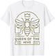 Beekeeper Outfit Women Bee Lover Queen Of The Hive T-Shirt - T-Shirt | White