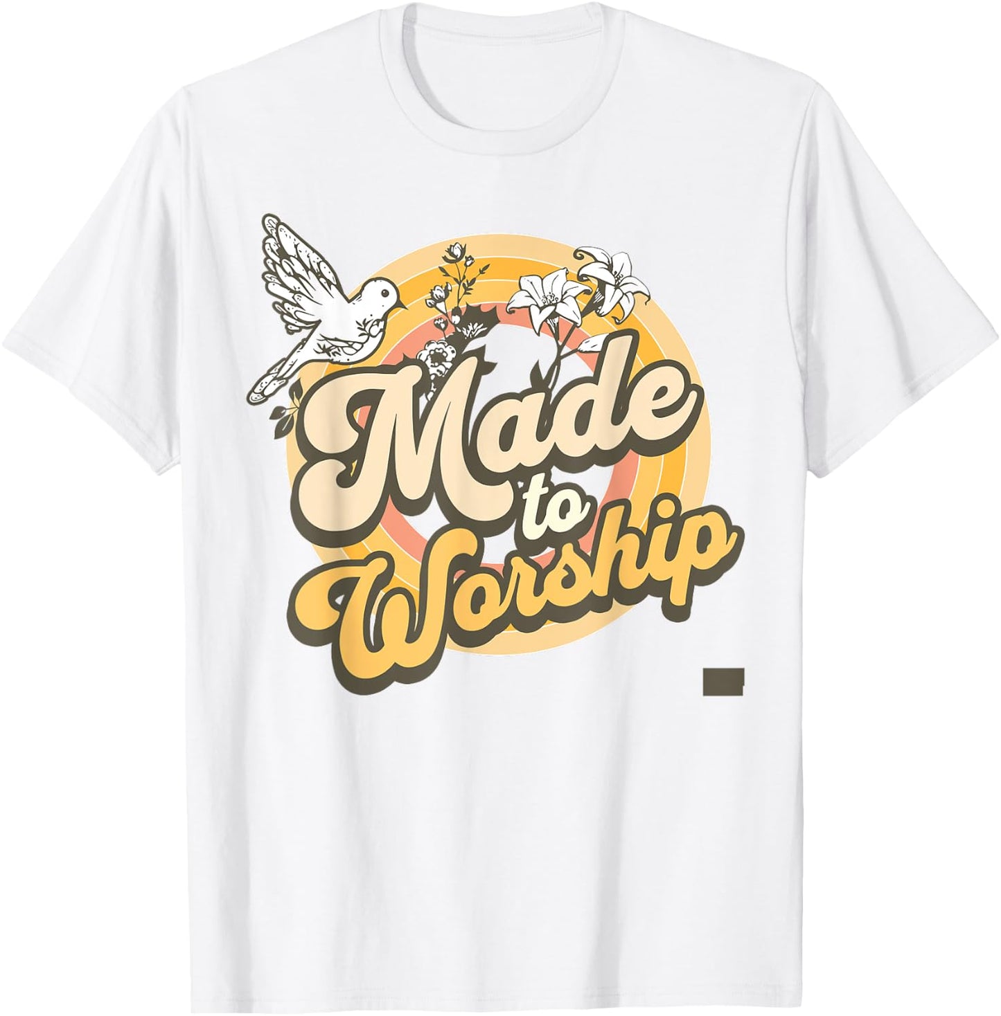 Made To Worship T-Shirt - T-Shirt | White