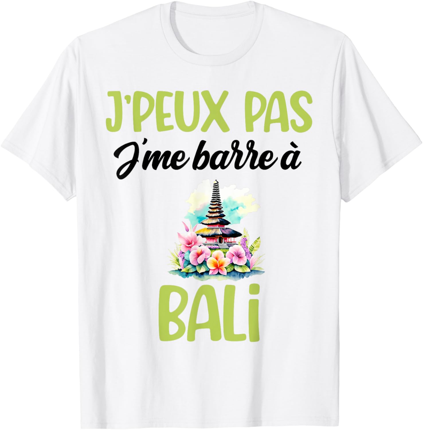 I can not I bar in Bali gift travel indonesia T-Shirt - T-Shirt | White