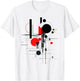 Abstract Art Pattern Painting Geometric Art Work , white, S T-Shirt - T-Shirt | White