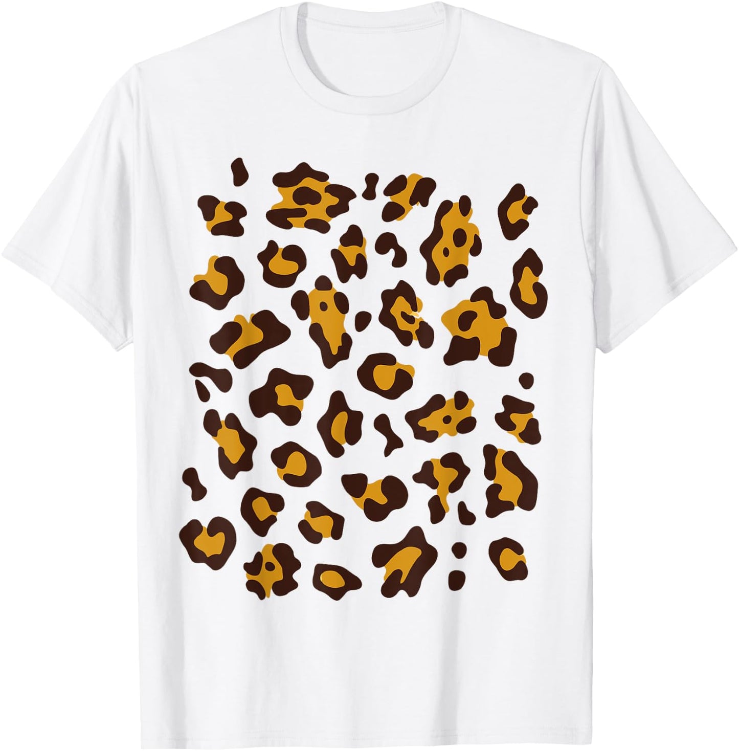 Cute Yellow Leopard Print Costume For Kids and Toddlers T-Shirt - T-Shirt | White