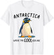 Funny Antarctica Cool Kids Penguin Souvenir T-Shirt - T-Shirt | White
