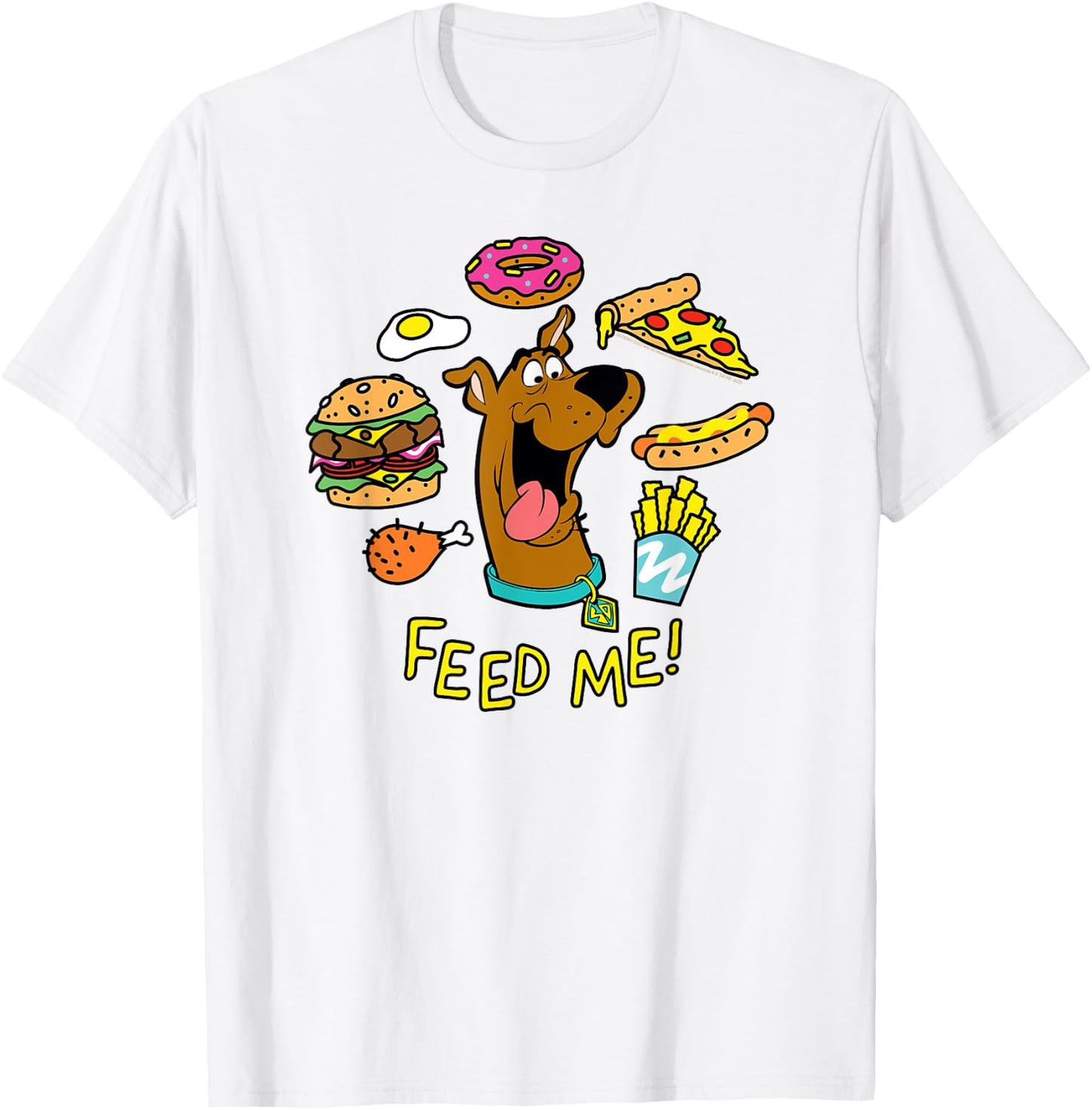 Scooby Doo Feed Me T-Shirt - T-Shirt | White