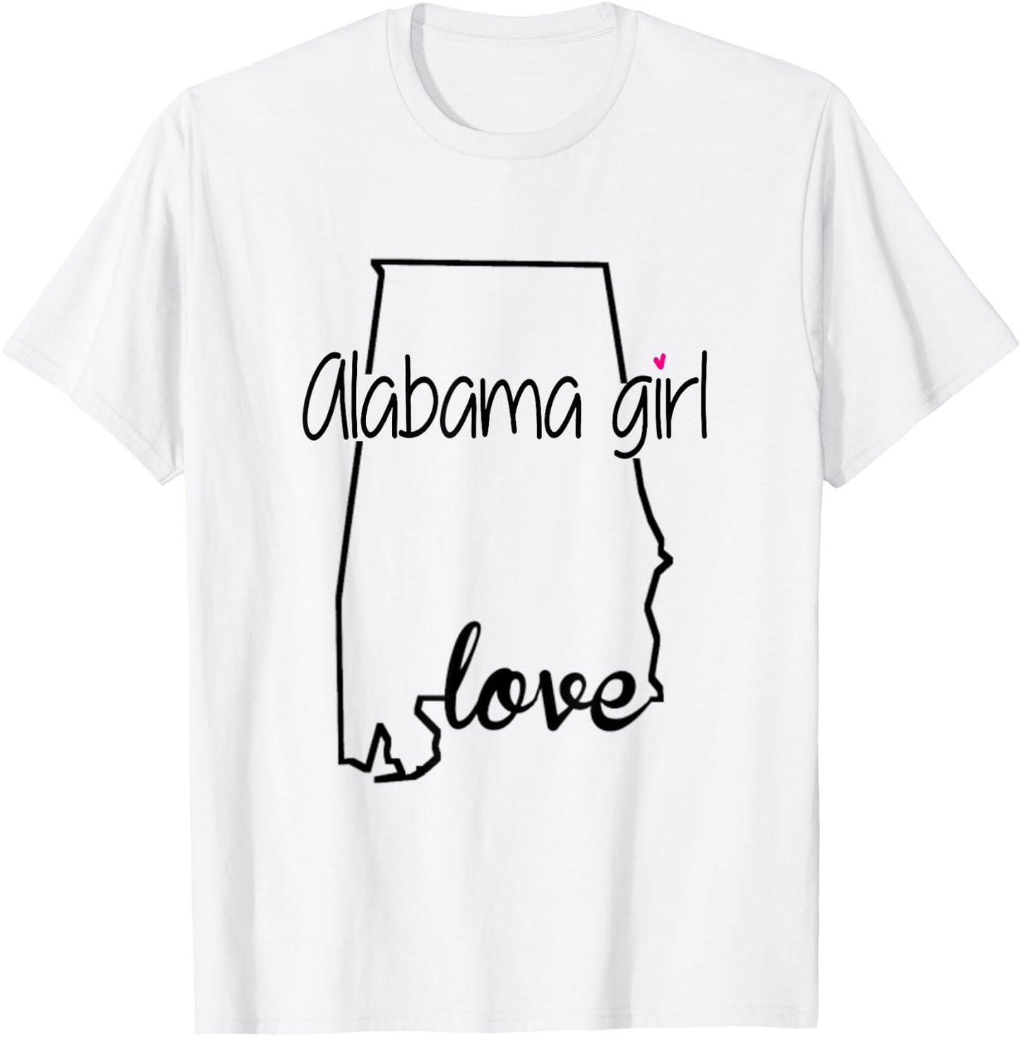 PREMIUM ALABAMA Girl Home State Yellowhammer State T-Shirt - T-Shirt | White