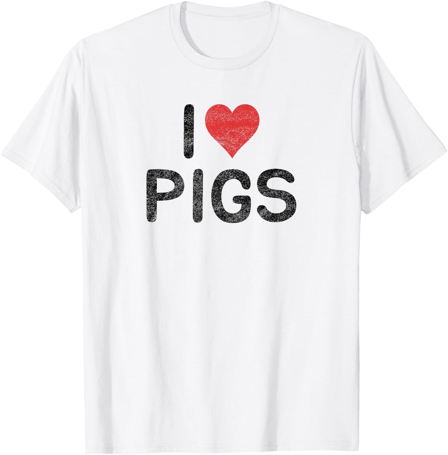 I Love Pigs T-Shirt - T-Shirt | White