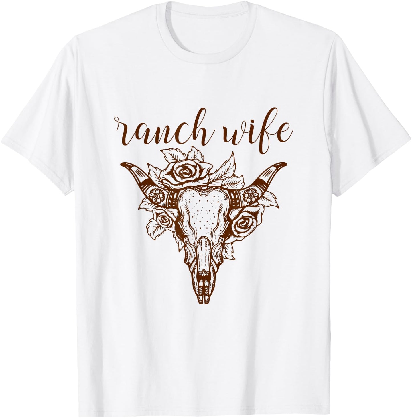 Ranch Wife Country Mama Tried Rodeo Music Outlaw Hippie Barn T-Shirt - T-Shirt | White