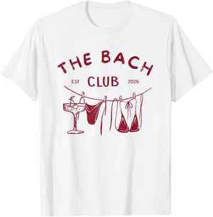 The Bach Club, Bachelorette Party, Bach Club T-Shirt - T-Shirt | White