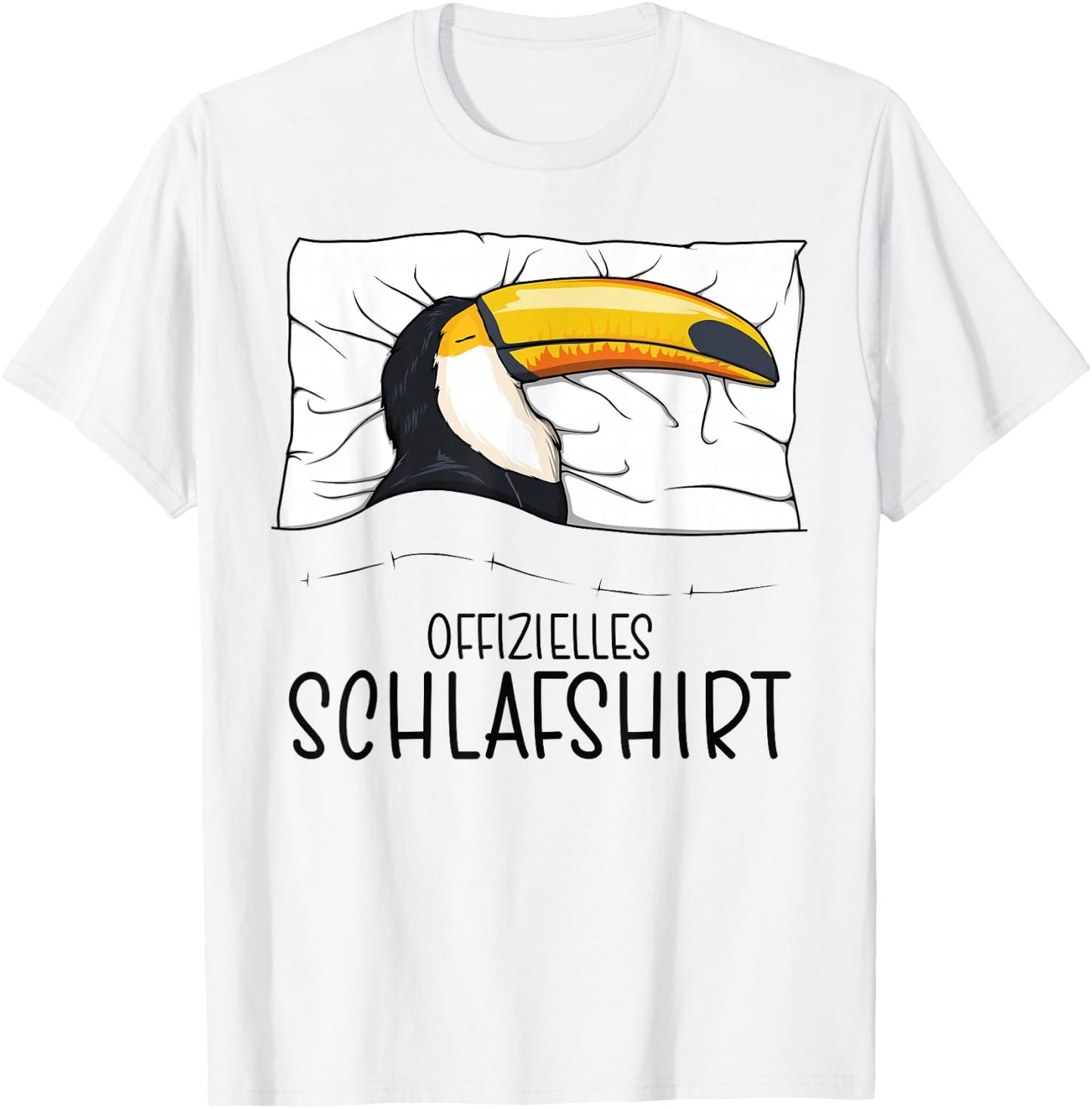 Offizielles Schlafshirt Tukan, Schlafanzug Tukan T-Shirt - T-Shirt | White