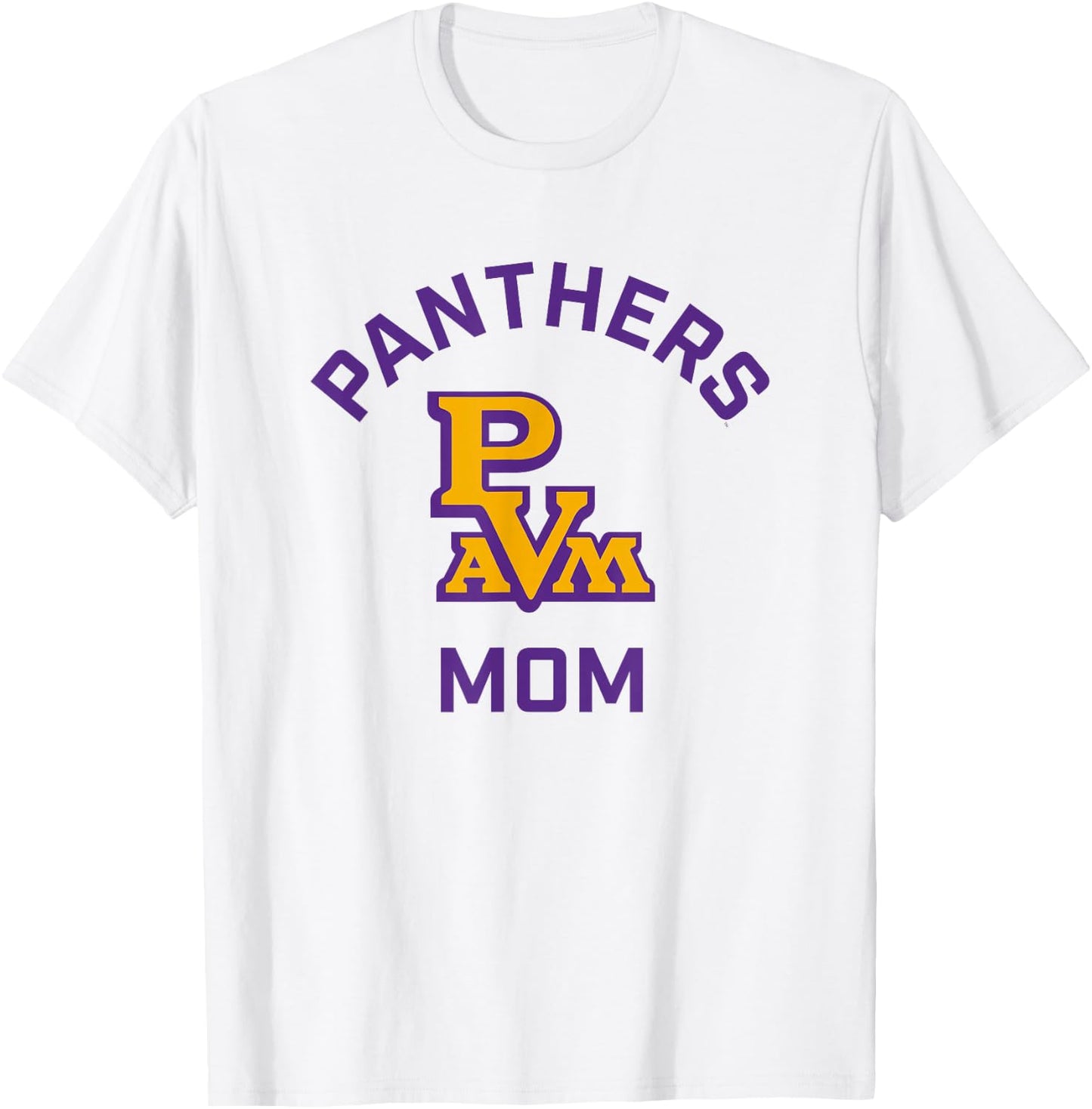 Prairie View A&M University Panthers Arched Mom T-Shirt - T-Shirt | White