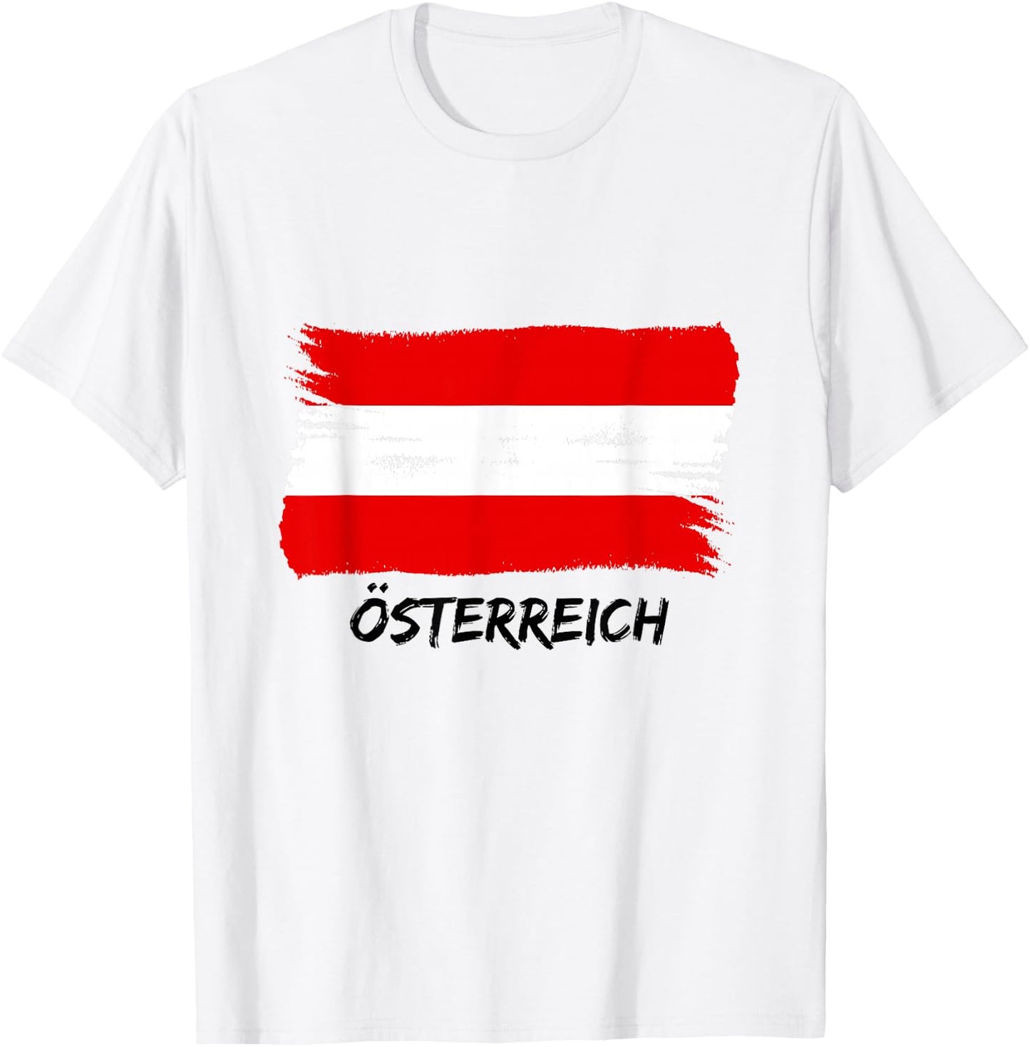 Österreichische Flagge Österreich Team Fan Trikot T-Shirt - T-Shirt | White