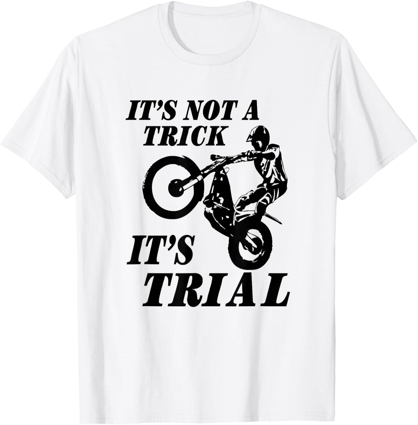 Trial Motorcycle Trial Driver Moto Trial T-Shirt - T-Shirt | White