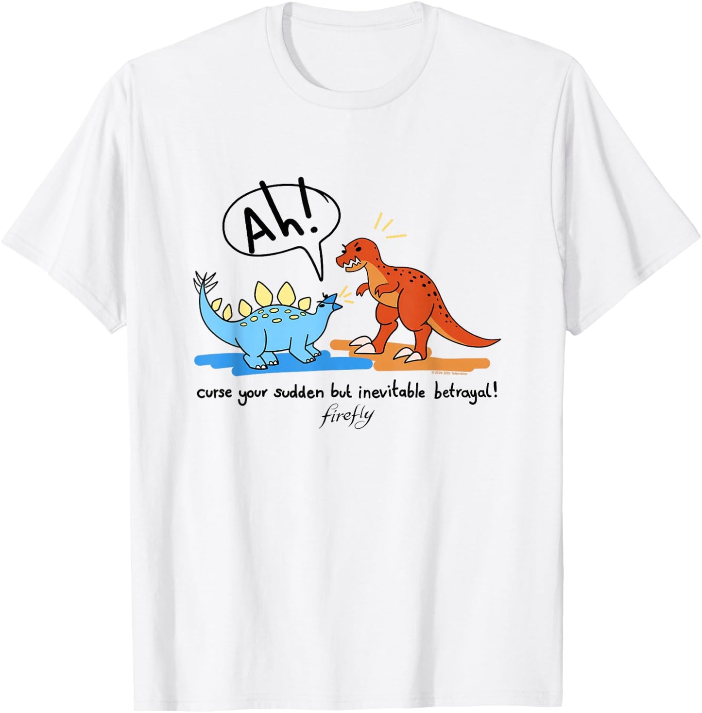 Firefly Curse Your Sudden But Inevitable Betrayal! Big Logo T-Shirt - T-Shirt | White