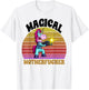 Magical Motherfucker Unicorn Love Fantasy Mad Angry Funny T-Shirt - T-Shirt | White
