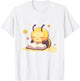 Cute Bee Reading Book Teacher Student Reader Graphic T-Shirt - T-Shirt | White