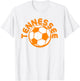 Retro Tennessee TN Orange Vintage Soccer T-Shirt - T-Shirt | White