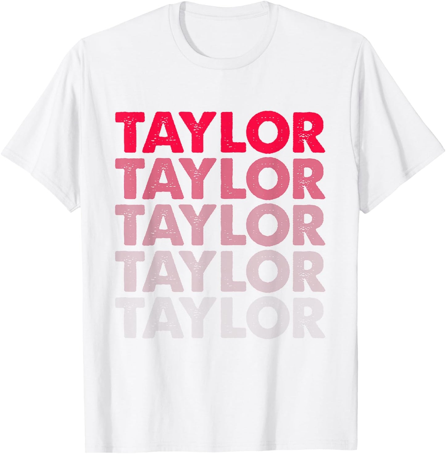 I Love Taylor Girls' First Name Vintage Taylor , White T-Shirt - T-Shirt | White